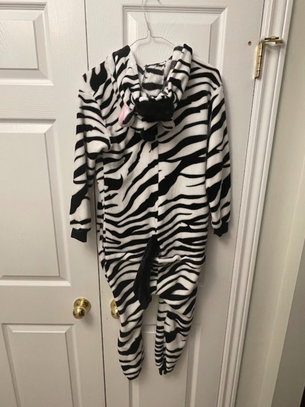 Zebra full body PJs - Picture 3 of 4